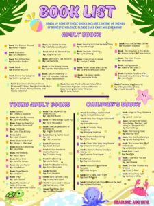 Here are some suggestions from domestic violence services of Cumberland Perry counties for all ages on domestic violence