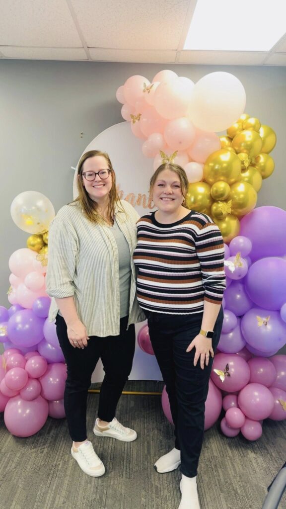 Celebrating our amazing coworker with a surprise baby shower!