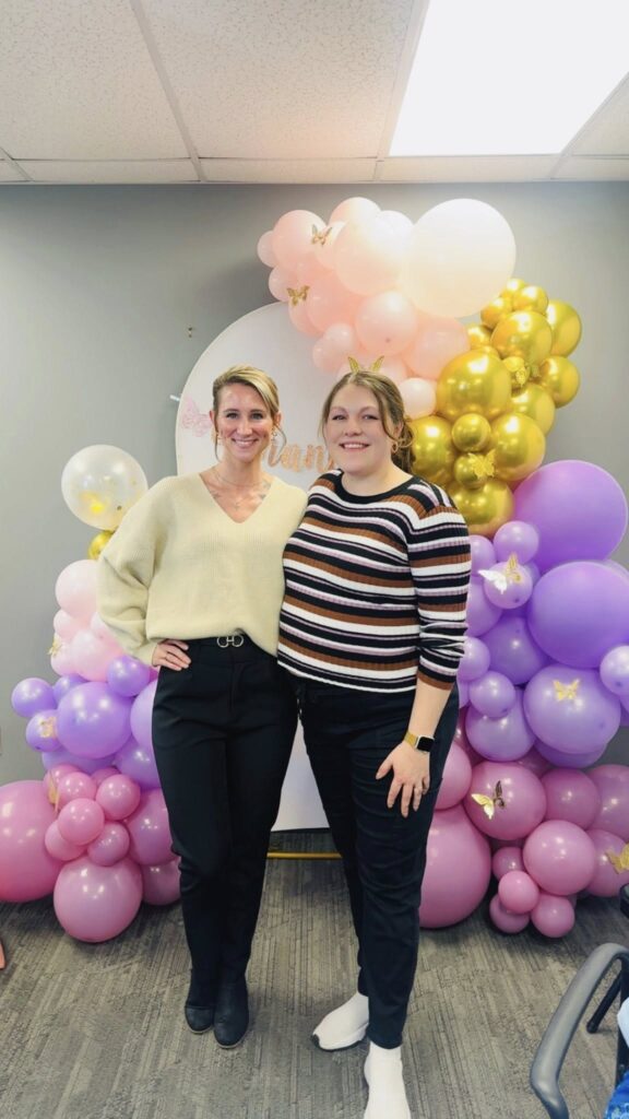 Celebrating our amazing coworker with a surprise baby shower!