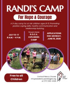Randi's Camp for Hope and Courage Applications Due